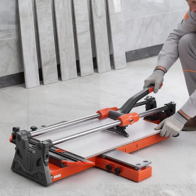 Coupe-carreaux manuel de 24 pouces, coupe-carreaux en aluminium pour carreaux de 6 à 15 mm d'épaisseur, capable de couper les carreaux en céramique, les carreaux en céramique émaillée et les carreaux polis.