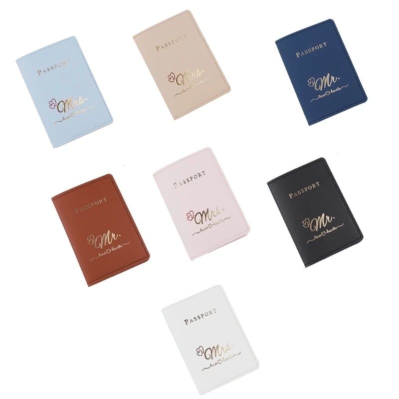 Couple's Travel Passport Holder Stay Organized on Your Journey with Practical Accessory Designed for Couples