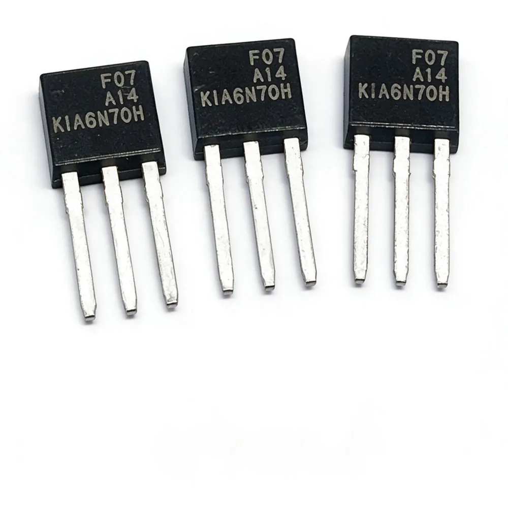 5PCS KIA6N70H 700V 5.8A GS6B60KD IRGS6B60KD 600V 7A FHP10N60 600V 10A CR5AS-8 30V 5A 30F132 GT30F132 BTA216-600B 600V 16A