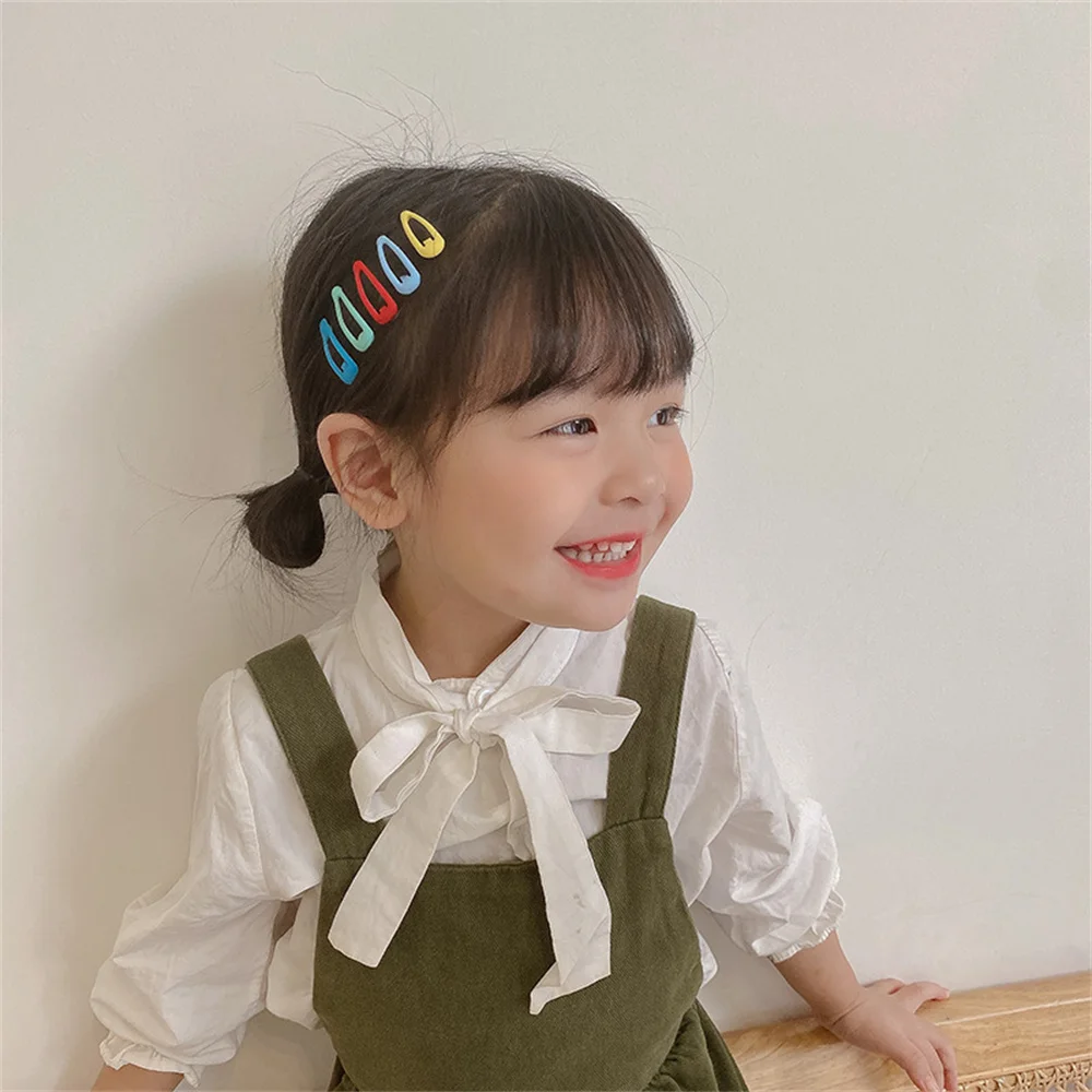 30 Pack Children Hair Clips Cute Versatile Bangs Small Hair Clip Dopamine Candy colors Girls Hair Accessories Wholesale