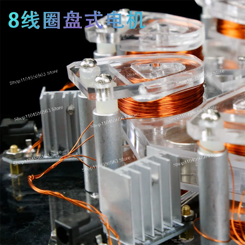 High-Power Compact Motor & Strong Magnetic Generator | DIY Science Experiment Kit | Industrial-Grade Mini Engine Model