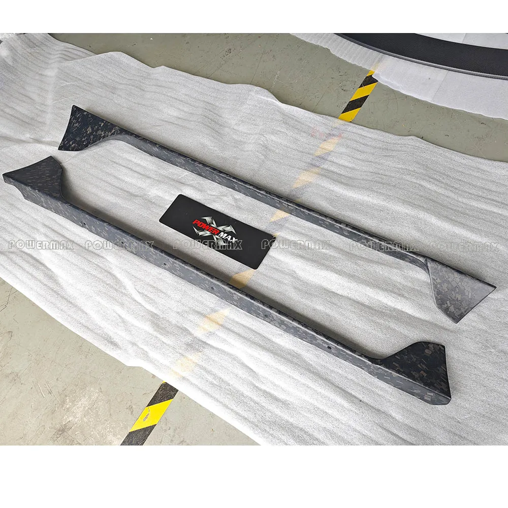 Matte Forged Carbon Fiber Bodykit with T Style Side Skirts New Condition Upgrade for Supra MKV A90 A91 Door Positions 2