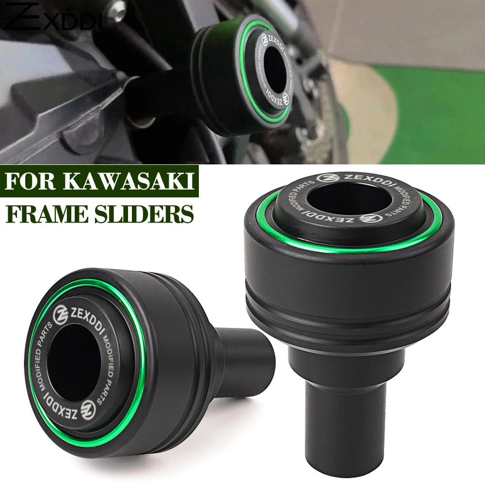 

For Kawasaki Z900 Z650 Z500 Z400 Z750 Z1000 ninja 650 500 400 ZX4R ZX6R ZX10R Motorcycle Frame Sliders Crash Falling Protector