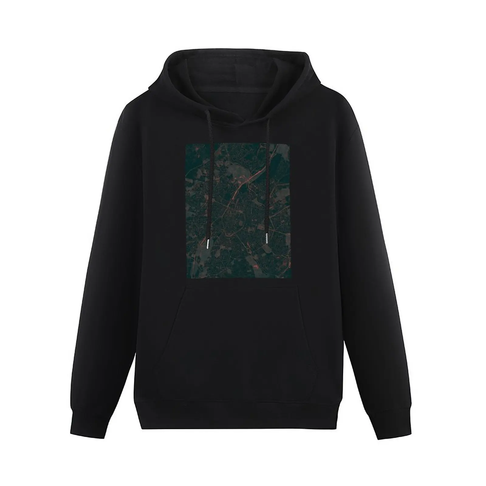 Brussels Map Red Pullover Hoodie winter clothes men clothes graphic t shirts men anime clothes new hoodies and sweatshirts