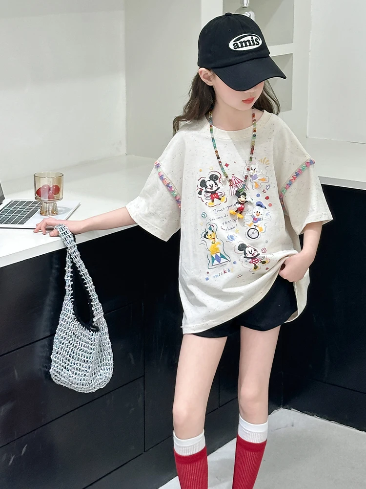 t-shirt-a-manches-courtes-pour-filles-vetements-d'ete-2025-nouveau-haut-d'ete-en-pur-coton-pour-enfants-t-shirt-a-demi-manches-pour-filles-style-coreen-doux-pour-la-peau