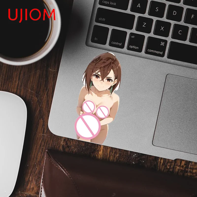 UJIOM لمومو Ayase أنيمي ملصقات جدار هنتاي فتاة موقف الكتابة على الجدران الشارات مقاوم للماء الكمبيوتر الثلاجة الديكور #6