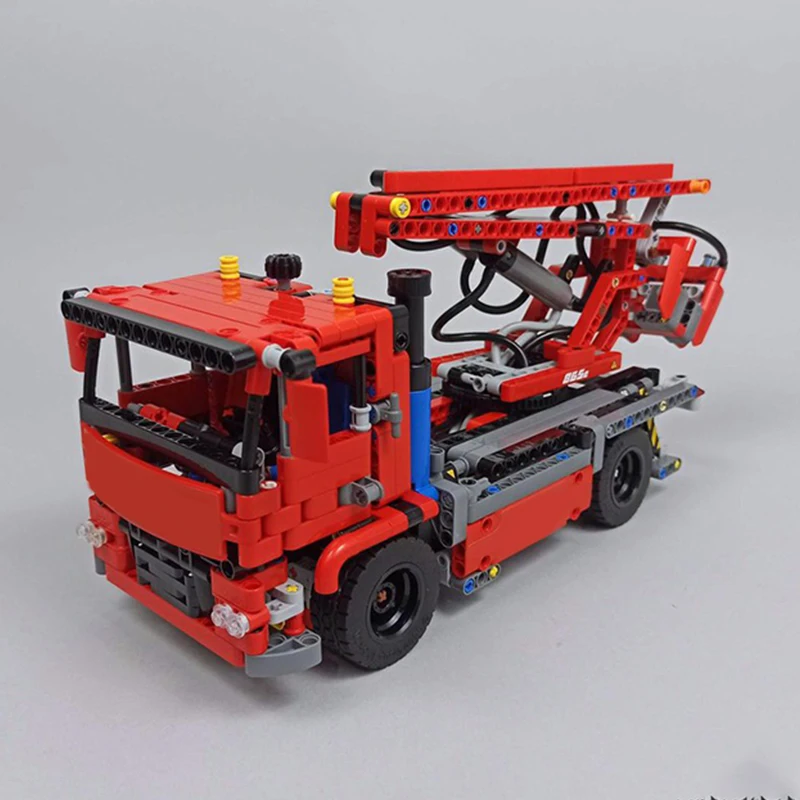 817PCS Technic Vehicle Moc building blocks  Set - Cherry Picker Model Kit Build for Display