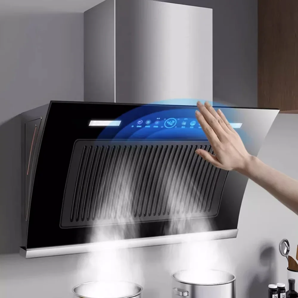 

#Stainless Steel chimney island range vent hood custom household restaurant kitchen chimney smart range hoods kitchen range hood