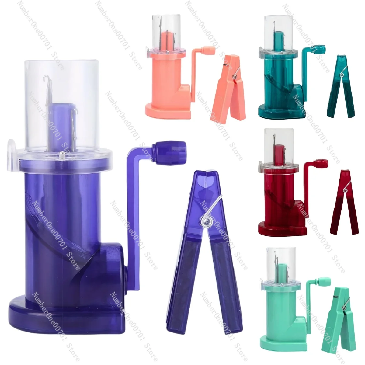 Manual Spool Knitter, DIY Hand-Operated Yarn Weaving Tool for Bracelets, Cords & Scarves