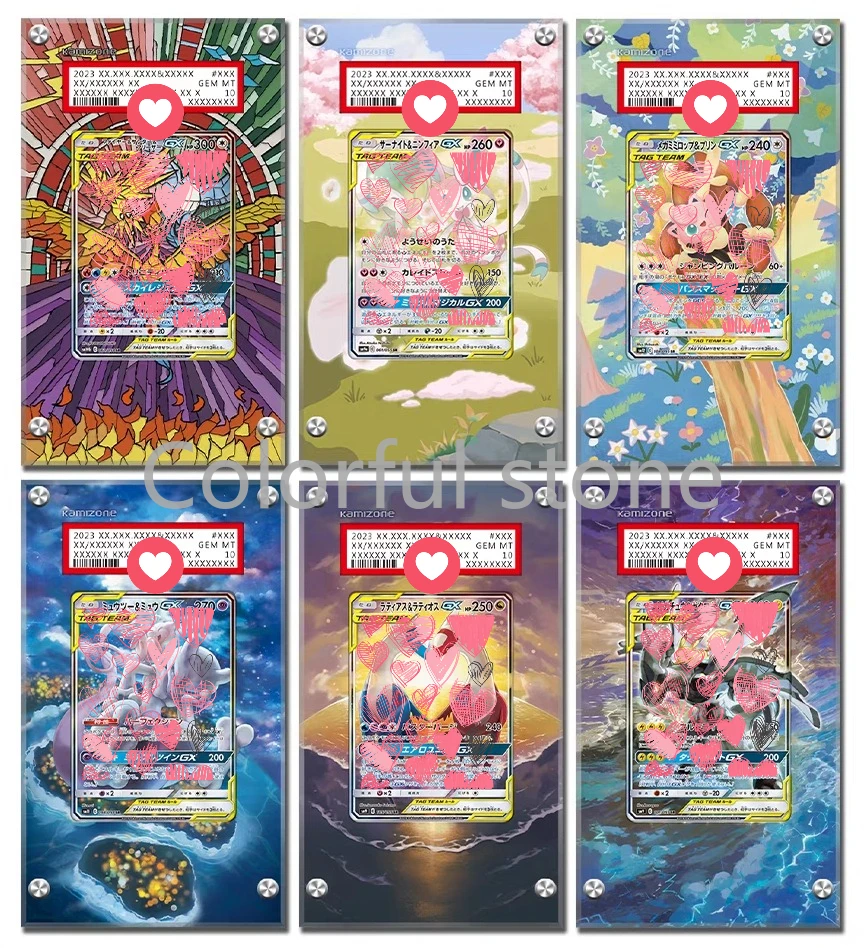

Карта рейтинг PTCG Pokemon Расширенные карты Акриловая карта Кирпич Коллекционная карточка Стенд Dedenne Marnie Solgaleo Lopunny Zinnia