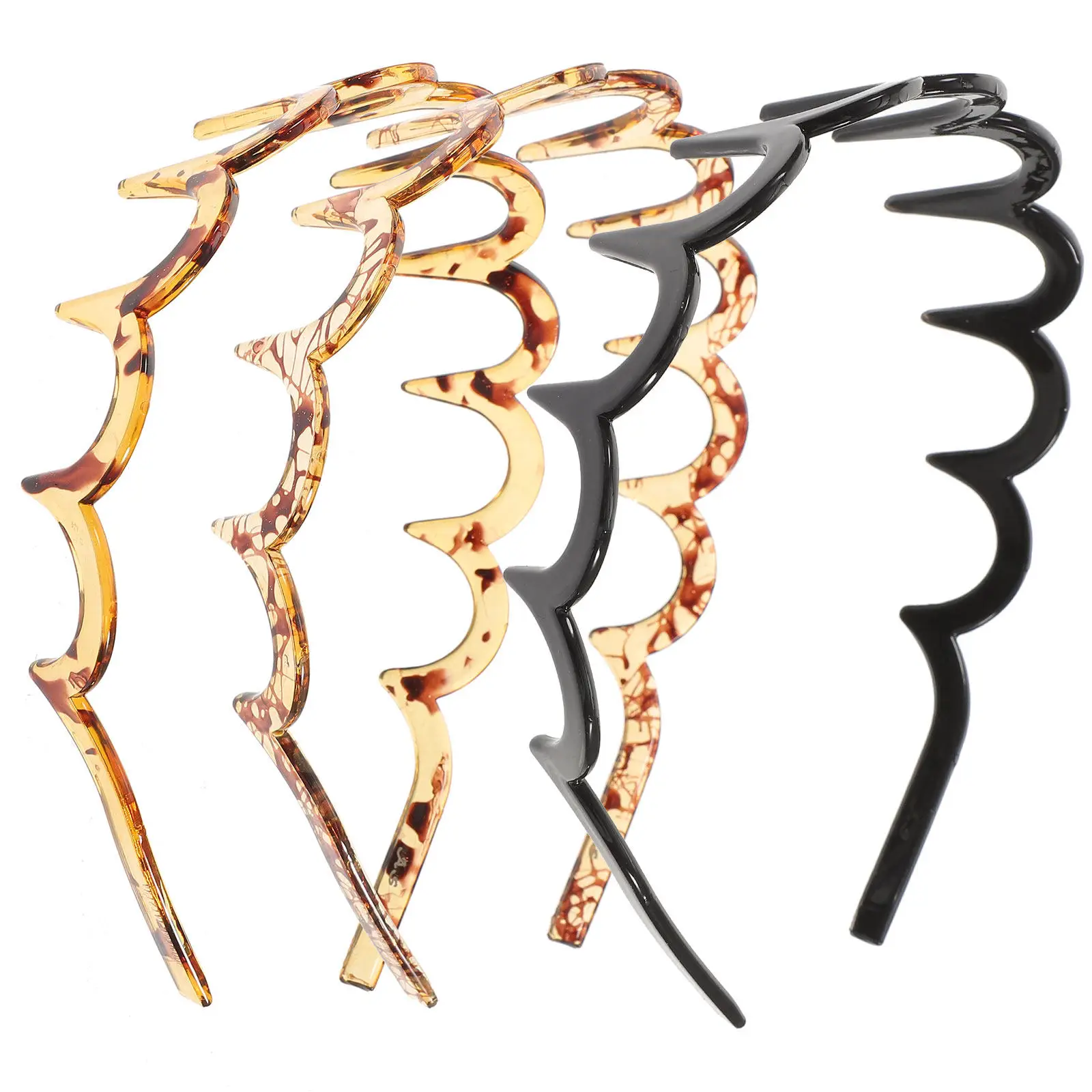 

3Pcs Creative Christmas Glow Antler Hair Hoops Light Coffee Spot Light Coffee Black Elegant Headband Party Cosplay Gift