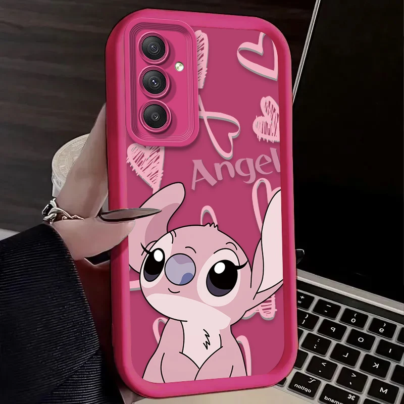 زوجين ديزني غرزة الحال بالنسبة لسامسونج غالاكسي A54 A05 A05S A34 A24 A14 A53 A33 A23 A13 A52 A52S A32 A22 A12 A71 A51 A31 A50 Eتوي