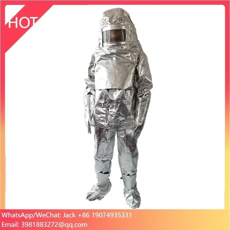 

Solas CCS Approved Fire Fighting Suit Fireman Suit Safety Aluminized Fire Suit