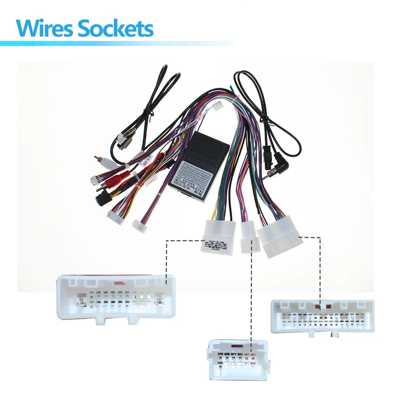 Android Car radio Canbus Box Decoder For Renault Megane 4 2016-2025  Wiring Harness Plug Power wire Cable connector
