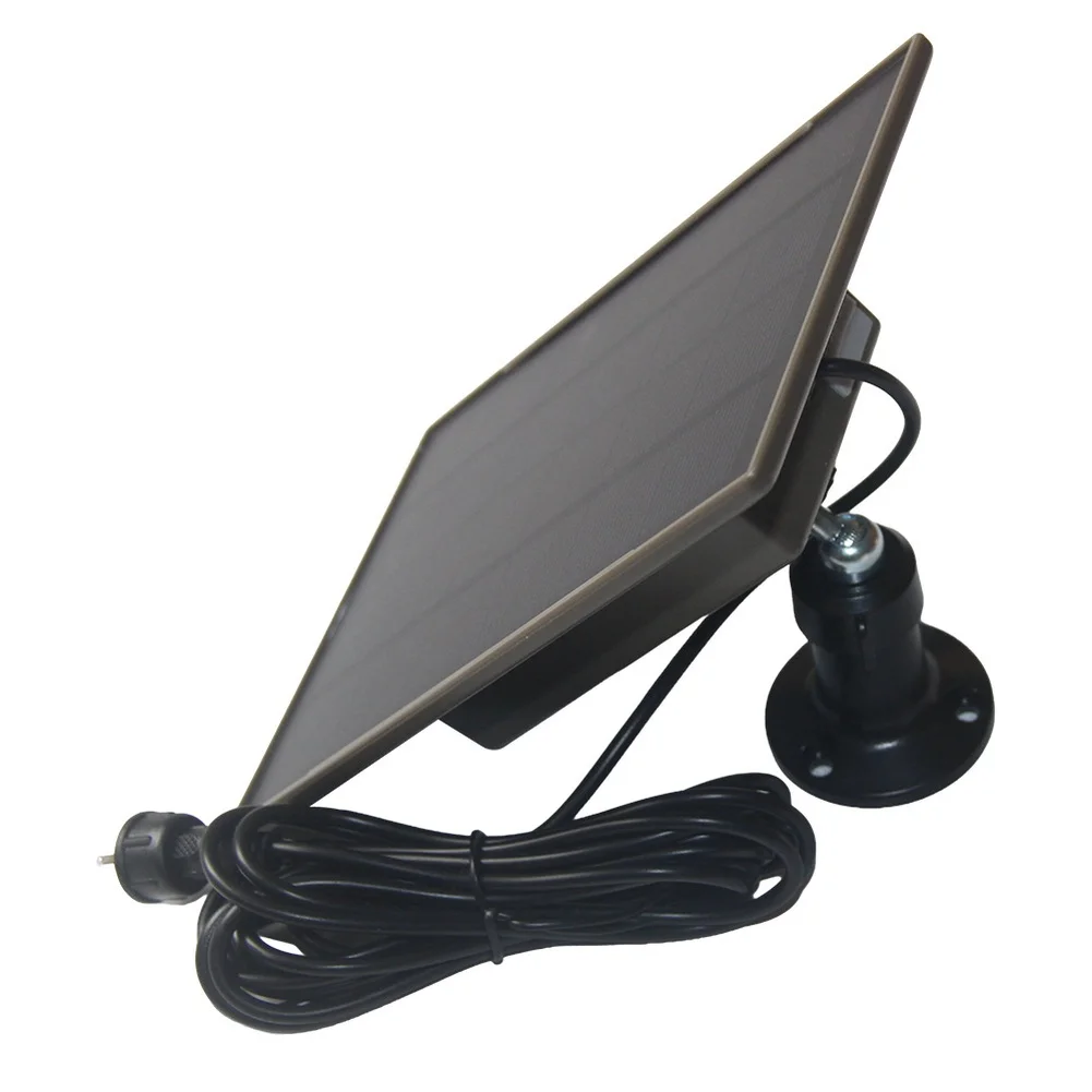 For 3w Solar Panel for Outdoor For Security Cameras Monocrystalline Silicon 6000mAh For battery Charging Dual Port