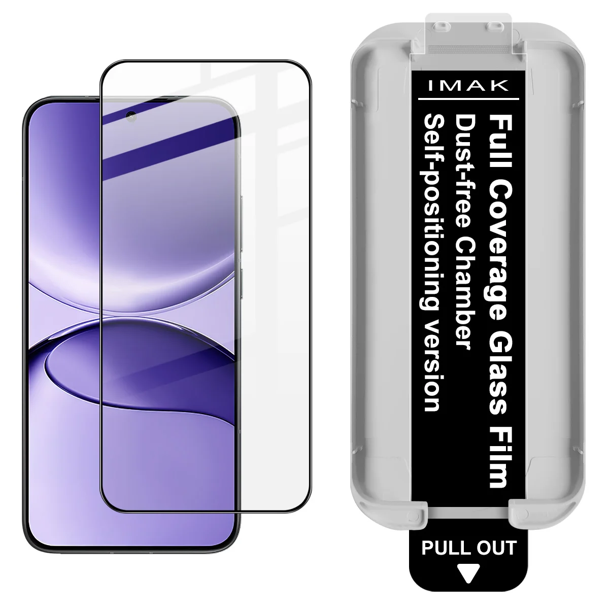 

IMAK Pro+ Tempered Glass for Redmi Turbo 3 4 Note 13 15 Pro 5G Dust-free Chamber Locator Film