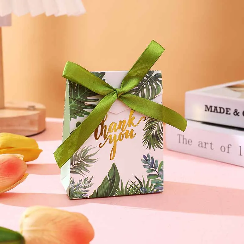 10/20 Stück Dankeschön-Papier-Süßigkeiten-Geschenkboxen, Hochzeitsgeschenke, Schokoladen-Geschenkverpackungen für Gäste, Geburtstagsparty-Dekoration – Detail 9
