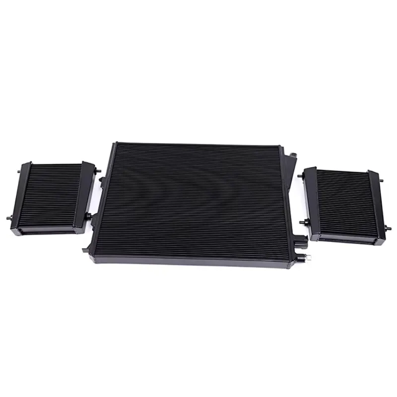 Good Reputation High Quality OE 17118484638 Auto Parts Black Aluminum Intercooler Radiator Tank for BMW B58 TU 48V