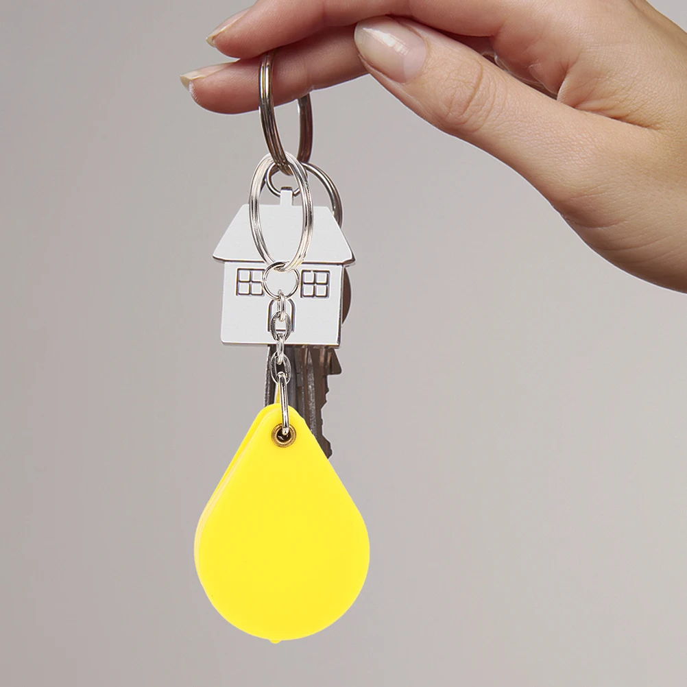 4pcs Pocket Magnifier Keychain Foldable Mini Portable Reading Magnifying Glass Jewelry Loupe Key Ring Lens Red