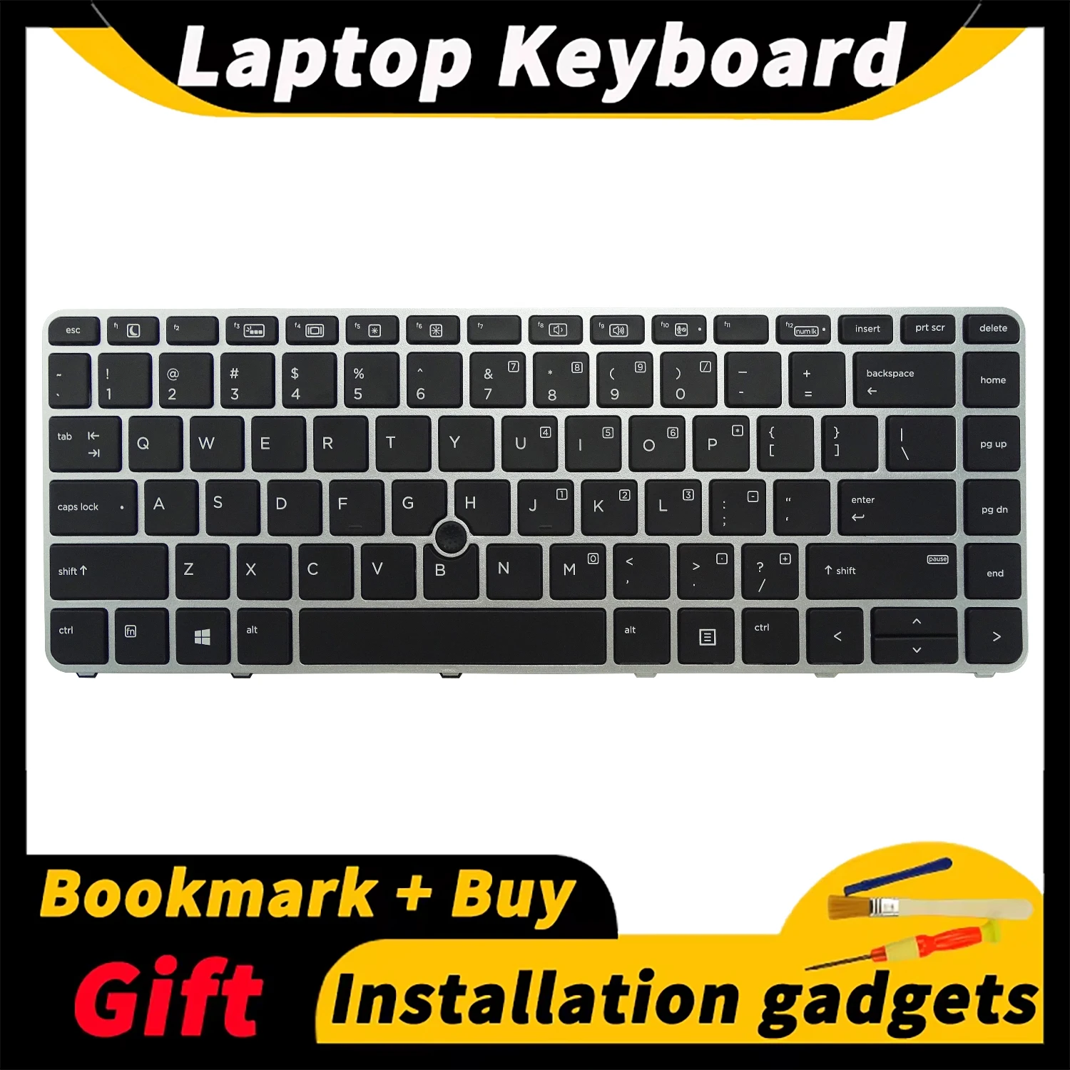 

For HP 840 G3/840 G4/848 G3/848 G4/745 G3/745 G4/ZBook 14u G4 laptop keyboard with backlit US layout replacement keyboard