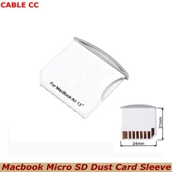 1pcs/Micro SD TF to SD Card Kit Mini Adaptor Low Profile for Extra Storage Macbook Air / Pro / Retina