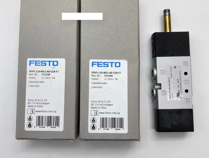 

New Original FESTO solenoid valve 575249 VUVS-L20-M52-AD-G18-F7