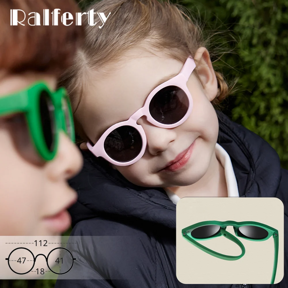 Unbreakable 0-3Y Baby Sunglasses Polarized UV400 Infant Shades Outdoor Sun Protection Sun Glasses BPA-Free Bend Proof Goggles