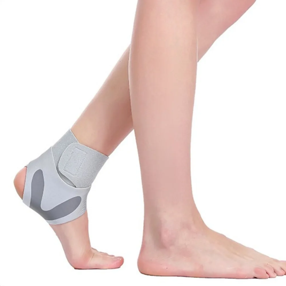 Adjustable Ankle Support Brace Anti-Sprain Guard Compression Ankle Strap Protective Elastic Sports Ankle Protector Basketball