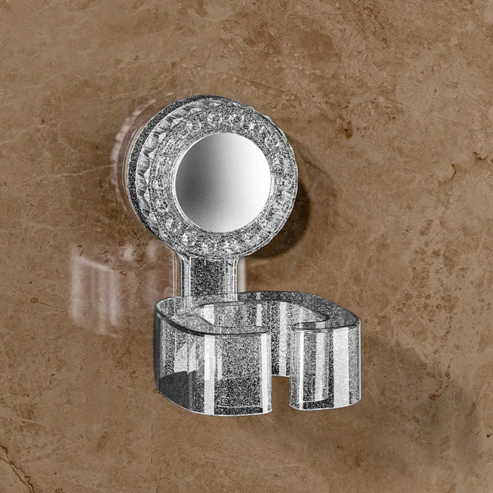 

Настенный кронштейн для фена для ванной комнаты, многофункциональная полка на присоске, красочные портативные вешалки для воздуходувки для дома