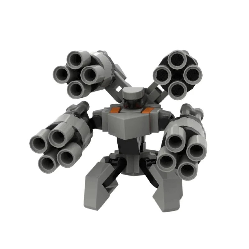 MOC Kreativer Mini-Feuerroboter Transformations-Mecha Bausteine DIY Lehrreiches Montage-Spielzeug für Kinder Geburtstagsgeschenk Dekoration – Detail 4