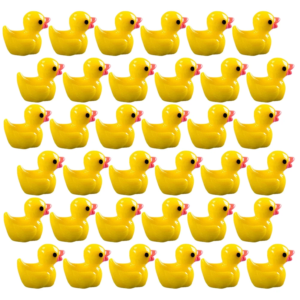 220 Stück Moos-Mikrolandschaftsornamente, Miniaturharz, Tiere, Enten, zum Dekorieren von Figuren