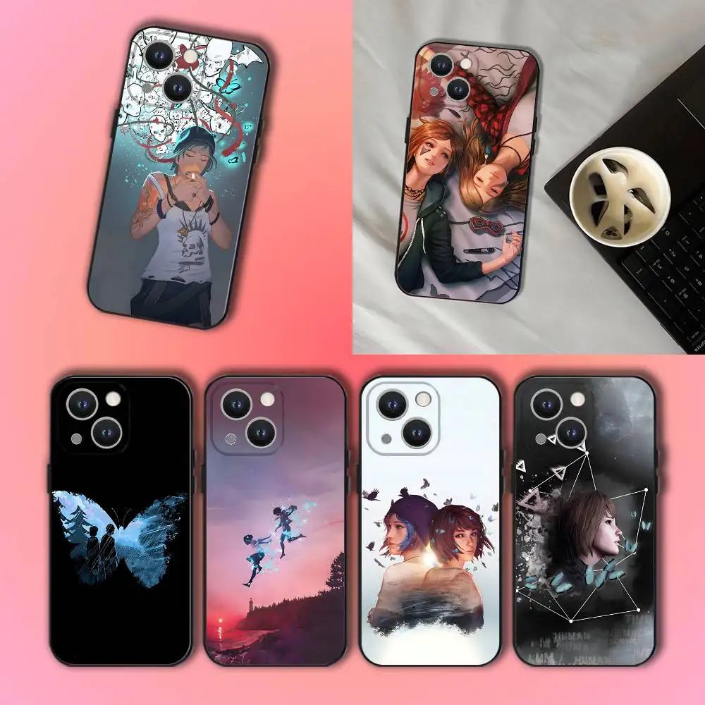 

L-Life Is Strange Game Phone Case For iPhone 17,16,15,14,13,12,11,Pro,Max,Plus Black Shockproof Soft Cover