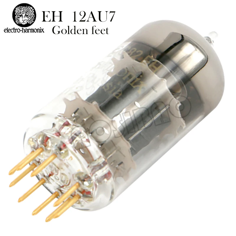 EH 12AU7 ECC82 Vacuum Tube Golden feet HIFI Audio Valve Electronic tube Amplifier Kit Diy Preamp lamp Matched Quad