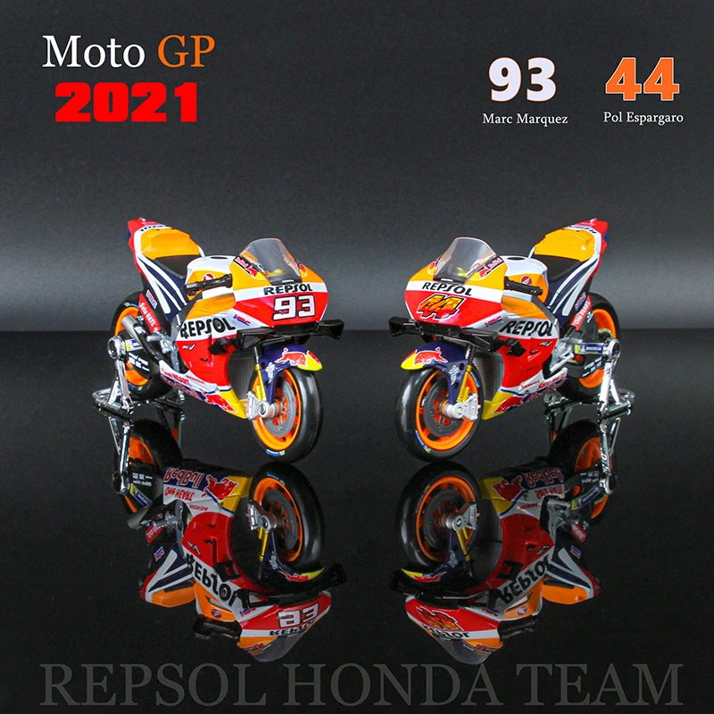 Maisto 1:18 Repsol Honda Team #44 Espargaro #93 Marquez Factory Licensed Simulation Alloy Motorcycle Model Toy Collection