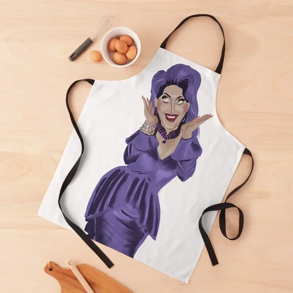 

June- Caricature Apron for women halloween Hairdressing Kitchen Things For Home for kitchen useful Apron