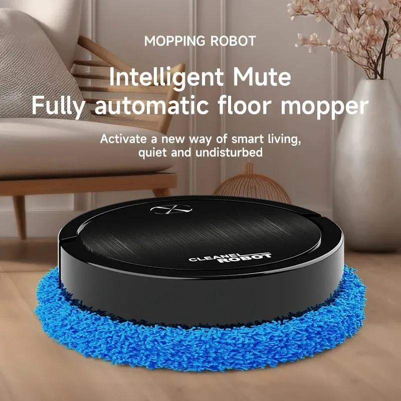 Fully Automatic Quiet Home Mopping Robot, Intelligent Sweeping  Mopping, with Wash - free Cloth Automatic Cleaning Lazy Mop