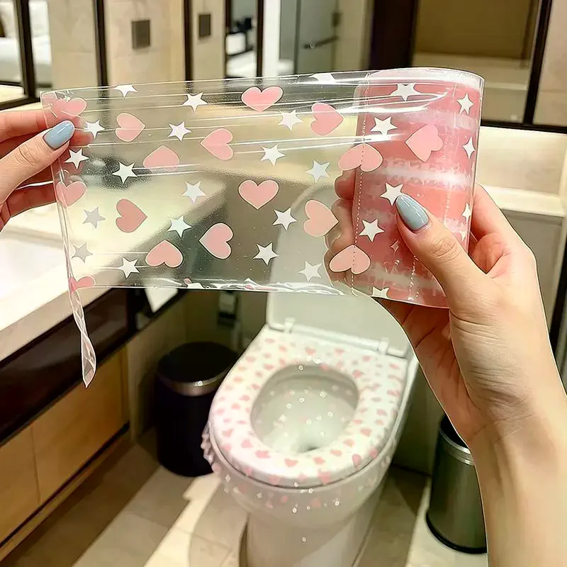 /TPz/Protective Film Toilet Seat Covers Waterproof Easy Tearing Suitable for Dental, Bathroom, And Hotel Applications Disposabl