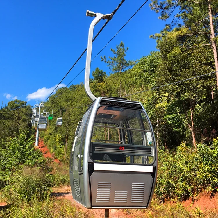 Aerial Tramway Gondola Lift Cable Cars For Ropeway Cabins For Sale Ropeway With Middle Station Chairlift Resort Manufacturers