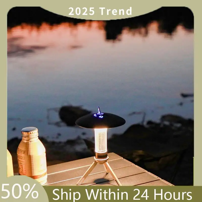 

A35F New Multifunctional Camping Lamp Portable Outdoor Camping Lamp USB Charging Tripod Bracket Detachable