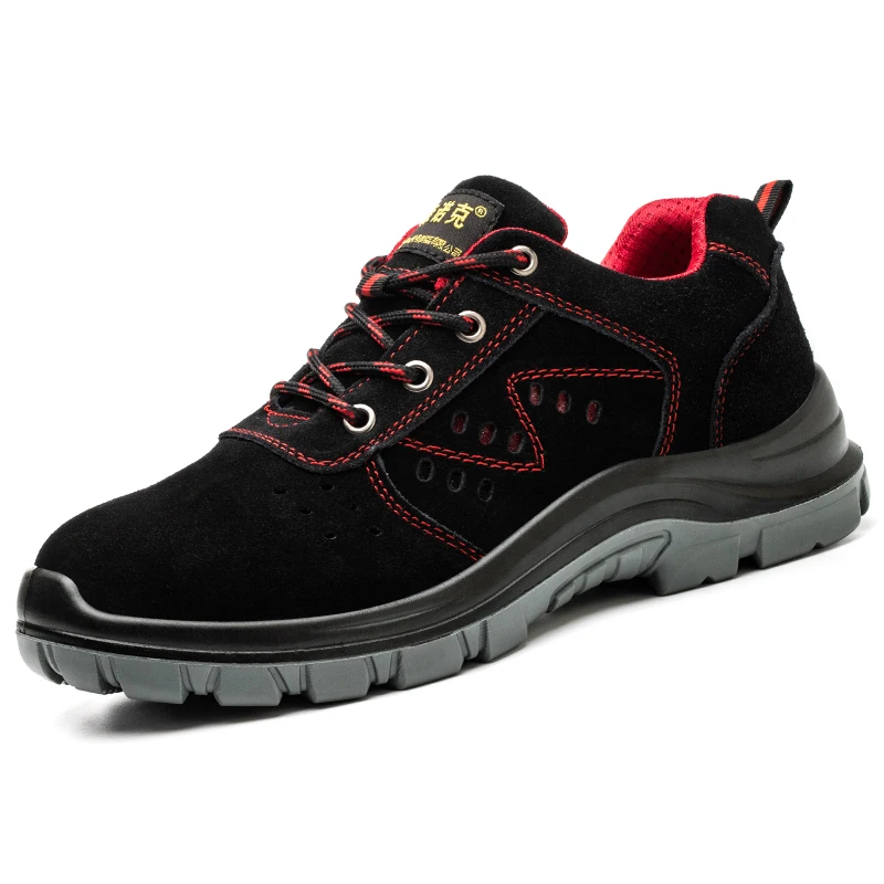 Safety Shoes Man for Work in Low Price with Steel Toe Work Wear Free Shipping Industrial Protection for the Feet Original