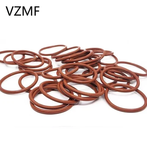 Imagen 2 del producto CS 2mm, sello de junta tórica FKM marrón, resistencia a altas temperaturas y corrosión, diámetro exterior de caucho flúor 5 ~ 120mm de diámetro del cable