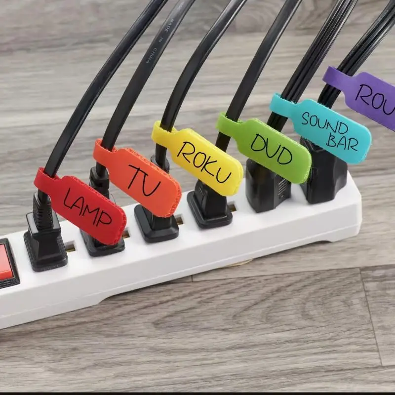 

1Set Colored Cable Ties For Cable Marking, Capable Of Writing Organization, And Identification, Durable And Easy To Use