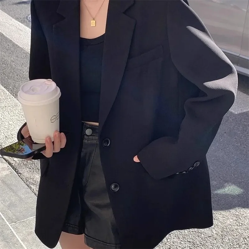 Women's Blazers Slim Fit Fashion Suits Long Sleeve Jackets Casual Loose Coats Outwear for Office Lady Women Official Clothing