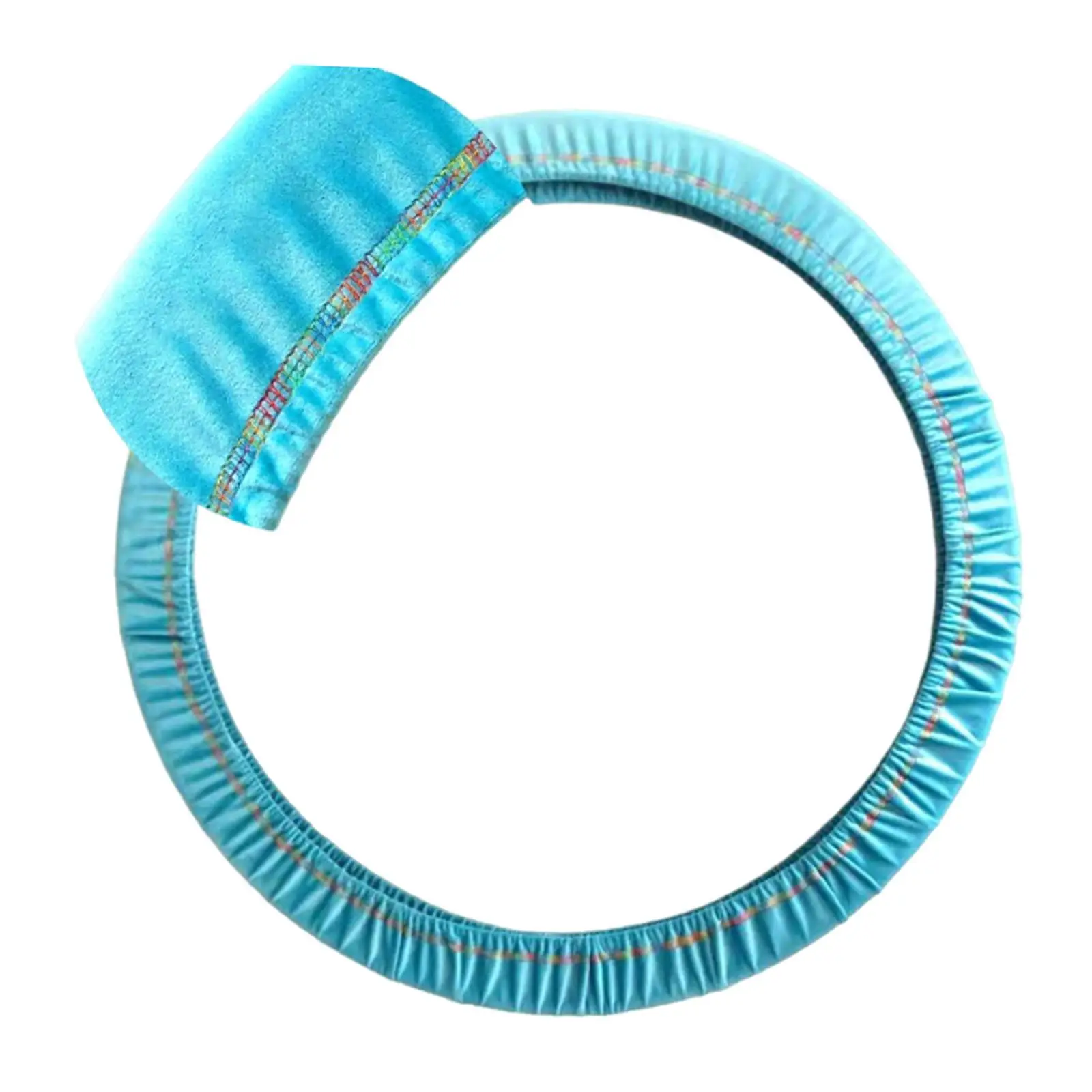 Gymnastic Ring Cover Blue Velvet Protective Case for Rhythmic Gymnastics Hoop Portable Scratch Resistant Training Accessory