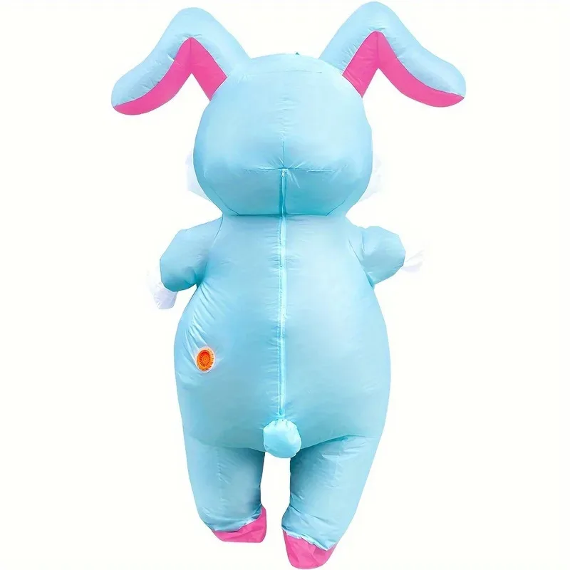 Disfraces inflables de conejito de Pascua, mascota de Anime, conejo, fantasía, Halloween, Navidad, Cosplay, trajes de fiesta para adultos, 1 ud.