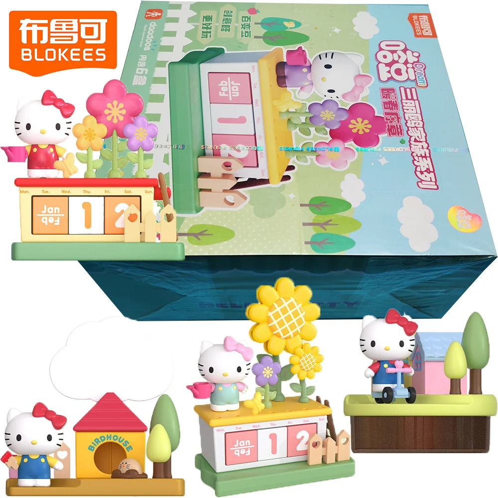 Nieuwe originele Blokees Sanrio Daadoos Blind Box Warm Spring Preface Series schattige trendy figuren verzamelmodel speelgoed perfecte cadeaus