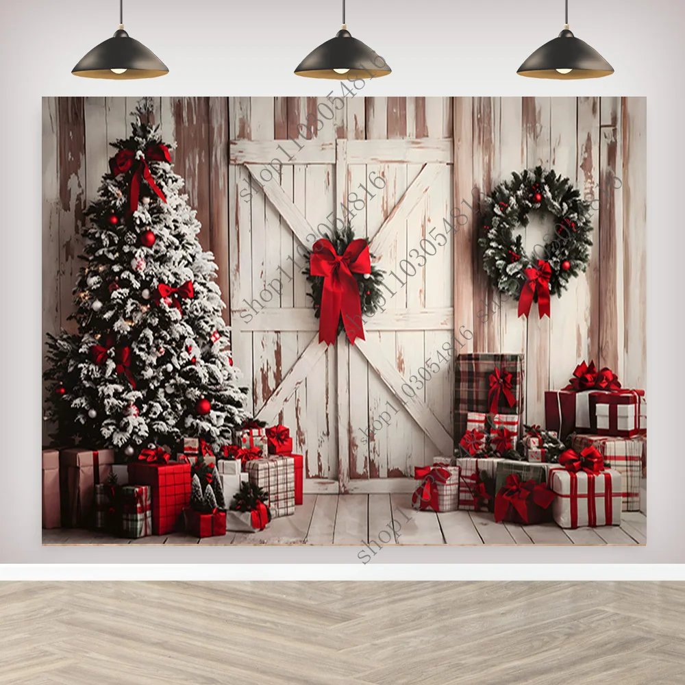 Merry Christmas Photography Backdrop Happy New Year For Festival Party Decoration Banner Custom Background Photo Studio