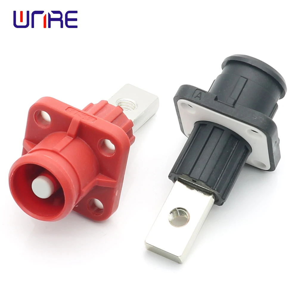 High Voltage Battery Energy Storage Connector Straight Plug Terminal 80/100A