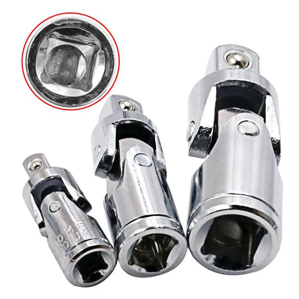 Sleeve Universal Joint Chrome Vanadium Tools Universal Joint Drive Swivel Socket Coupling for Repair Tasks