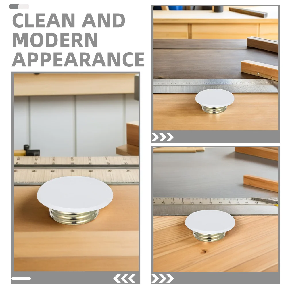 10Pcs Concealed Fire Sprinkler Cover Plate Metal Decorative Trim Cap for Ceiling Residential Commercial Use Sprinkler Head